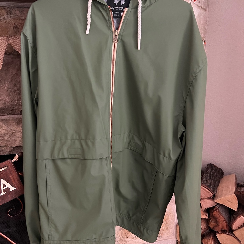 Men's Green Hooded Jacket